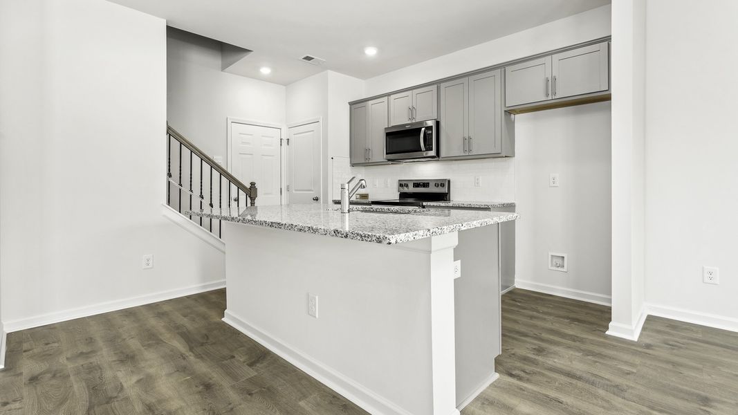 Furnished interior view inside a new home in Brightwood Farm, Whitsett (Image 3).