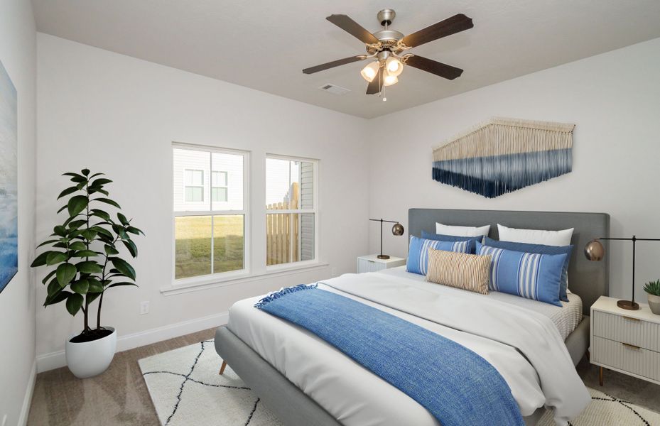 Furnished interior view inside a new home in Caroleton Townhomes, Grovetown (Image 9).