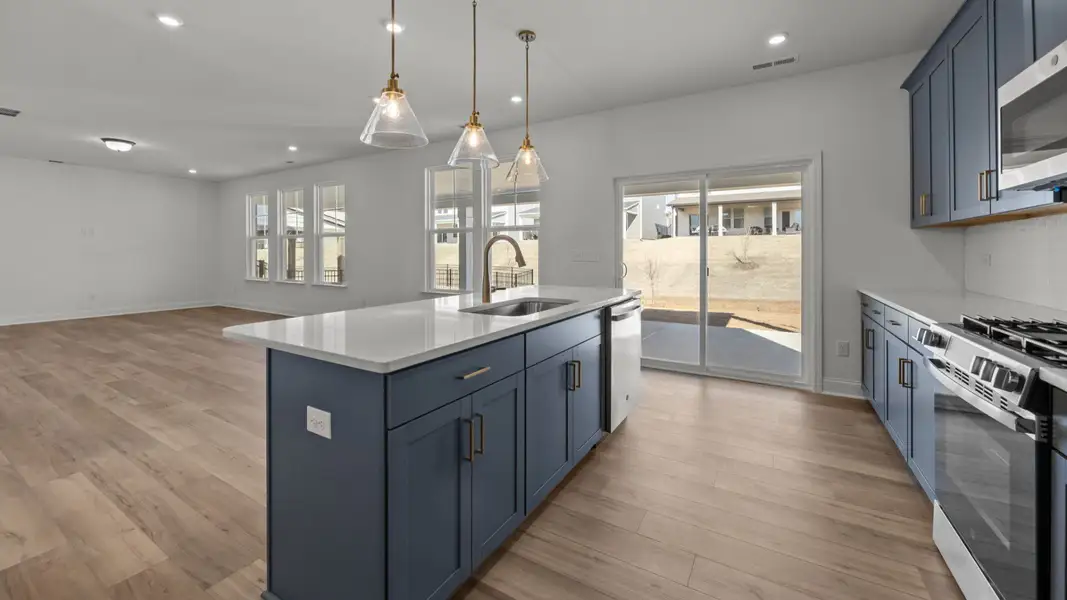The Burton Plan in Lakeside Glen by DBR Homes in York, SC -Kitchen