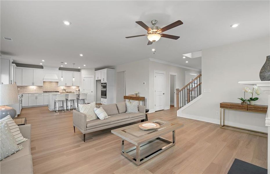 Furnished interior view inside a new home in Creekside at Skelton, Jefferson (Image 11).