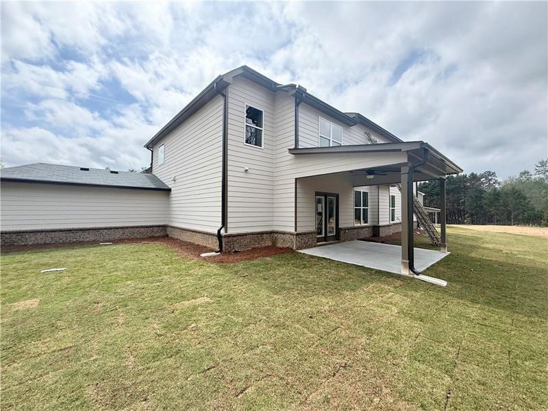 Exterior details and patio area of a home in , Hoschton (Image 3).