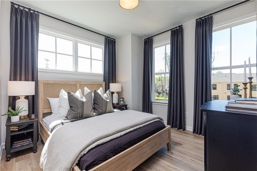 Furnished interior view inside a new home in , Atlanta (Image 9).