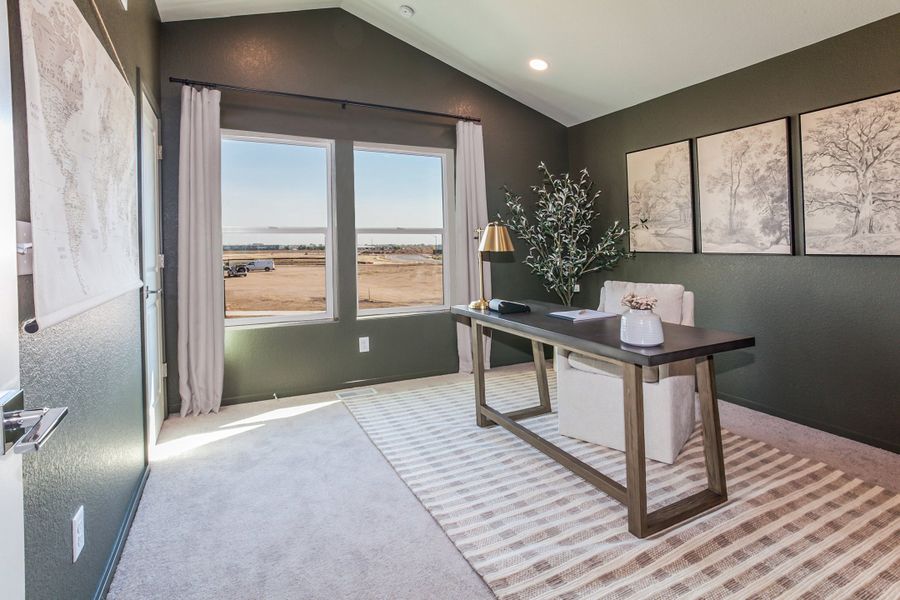 Representative furnished interior of a home built from the Magnolia by Hartford Homes in Bloom, Fort Collins (Image 33).