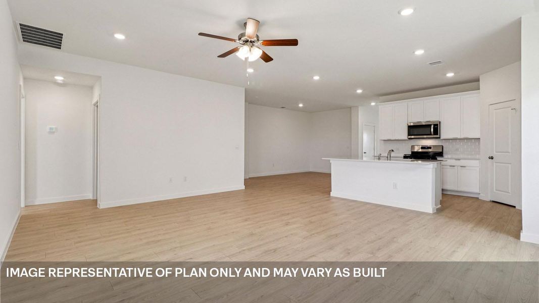 Representative unfurnished interior of a home built from the The Lakeway by D.R. Horton in Revelry, Del Valle (Image 8). Representative unfurnished interior of a home built from the The Lakeway by D.R. Horton in Revelry, Del Valle (Image 8).