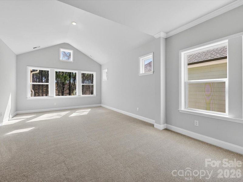 Spacious, unfurnished interior of a new home in North Creek Village, Huntersville (Image 33).