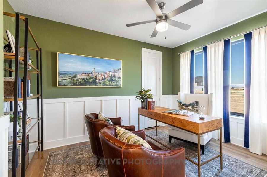 Furnished interior view inside a new home in Aster Park: 40ft. lots, McKinney (Image 18).