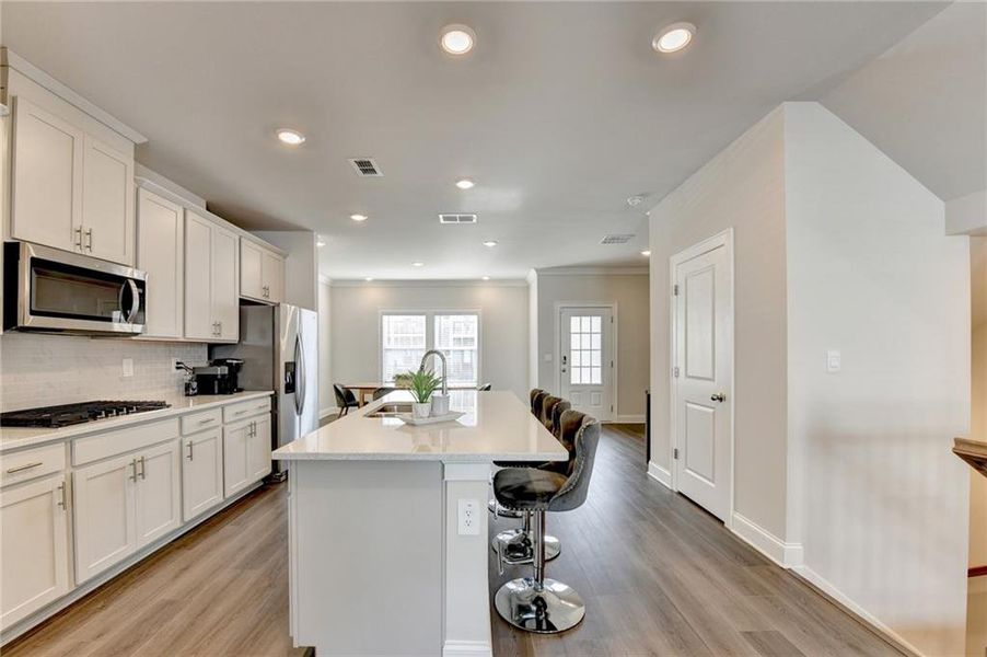 Furnished interior view inside a new home in , Lawrenceville (Image 10).