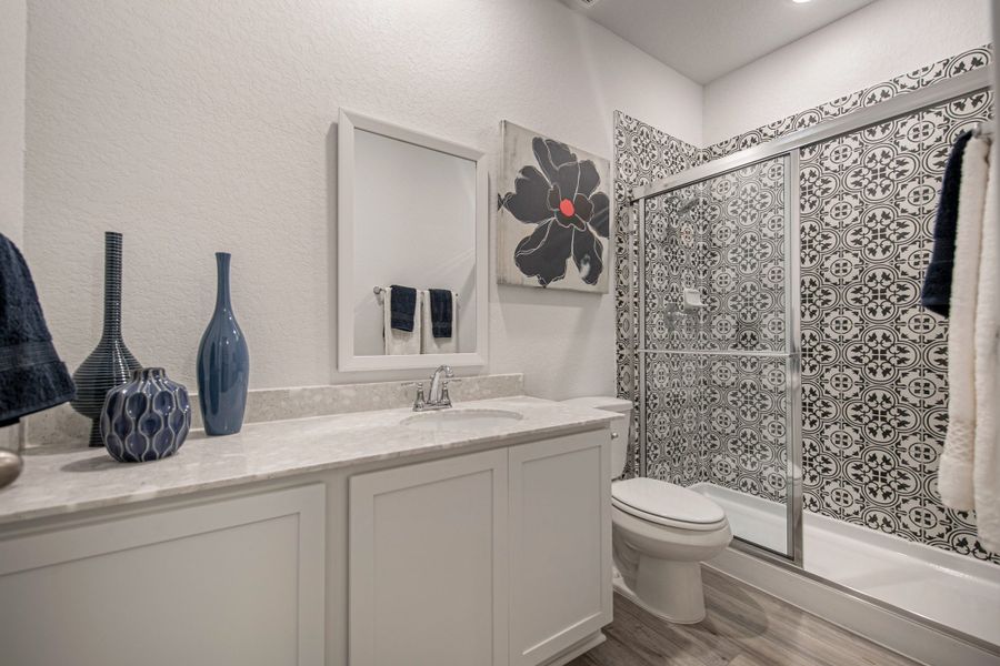 Furnished interior view inside a new home in Stillwater Ranch, San Antonio (Image 23).