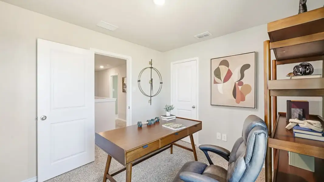 Furnished interior view inside a new home in Ponder Farms, Ponder (Image 21).