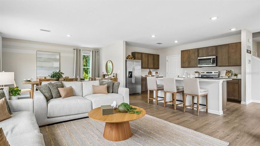 Furnished interior view inside a new home in Angeline, Land O' Lakes (Image 18).