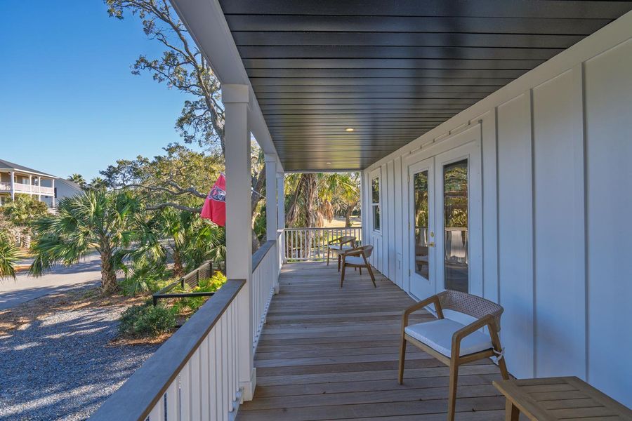 Exterior details and patio area of a home in , Edisto Island (Image 23). Exterior details and patio area of a home in , Edisto Island (Image 23).