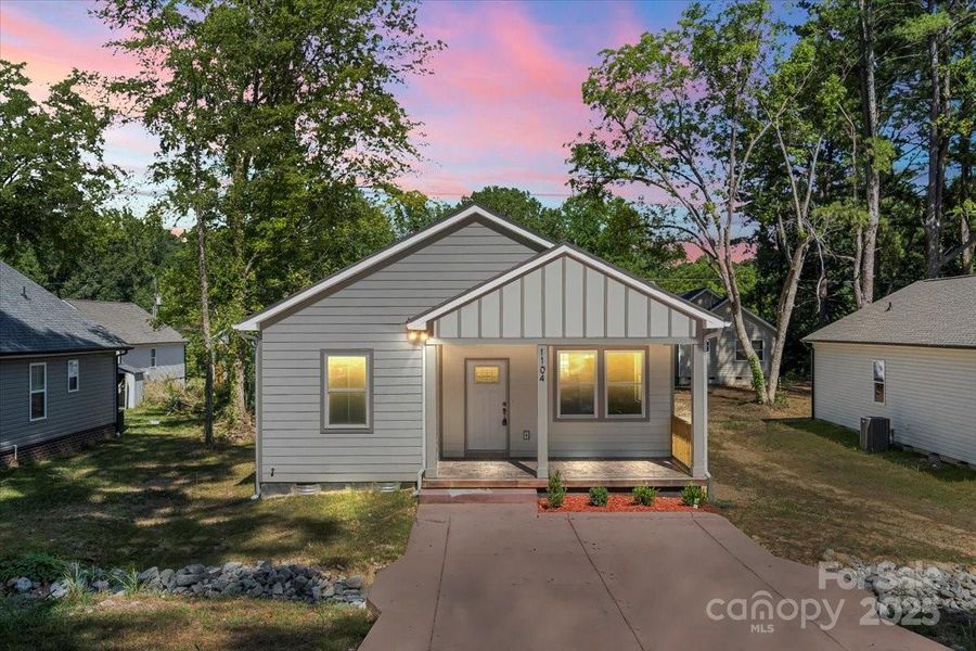 Front exterior of a new home in , Salisbury, NC, highlighting curb appeal (Image 13). Front exterior of a new home in , Salisbury, NC, highlighting curb appeal (Image 13).