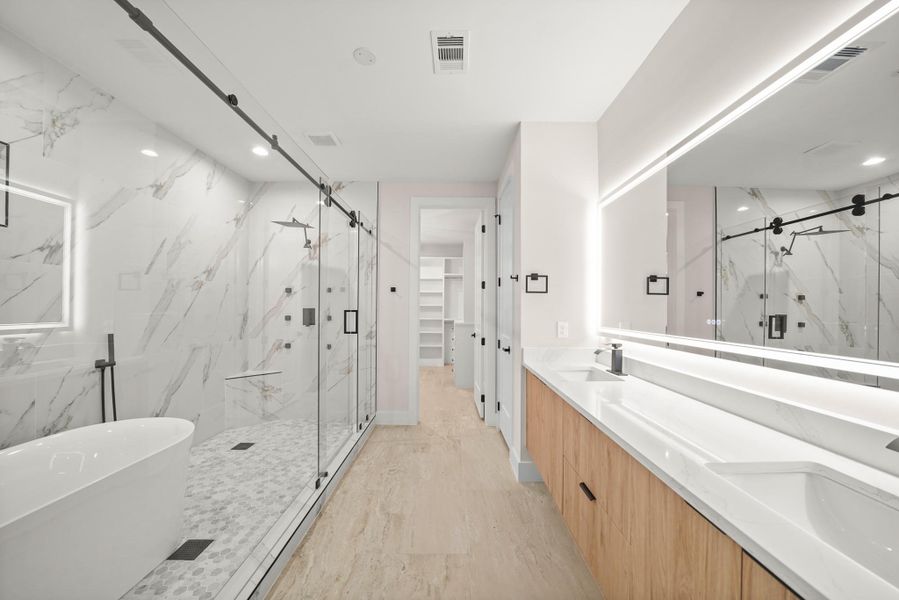 Furnished interior view inside a new home in , Houston (Image 14).