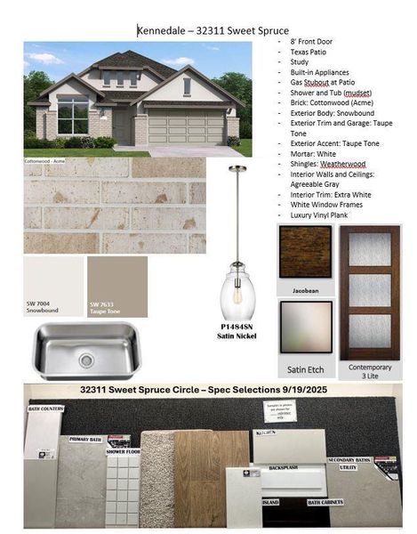 Sample of building materials used in homes in , Spring (Image 3).