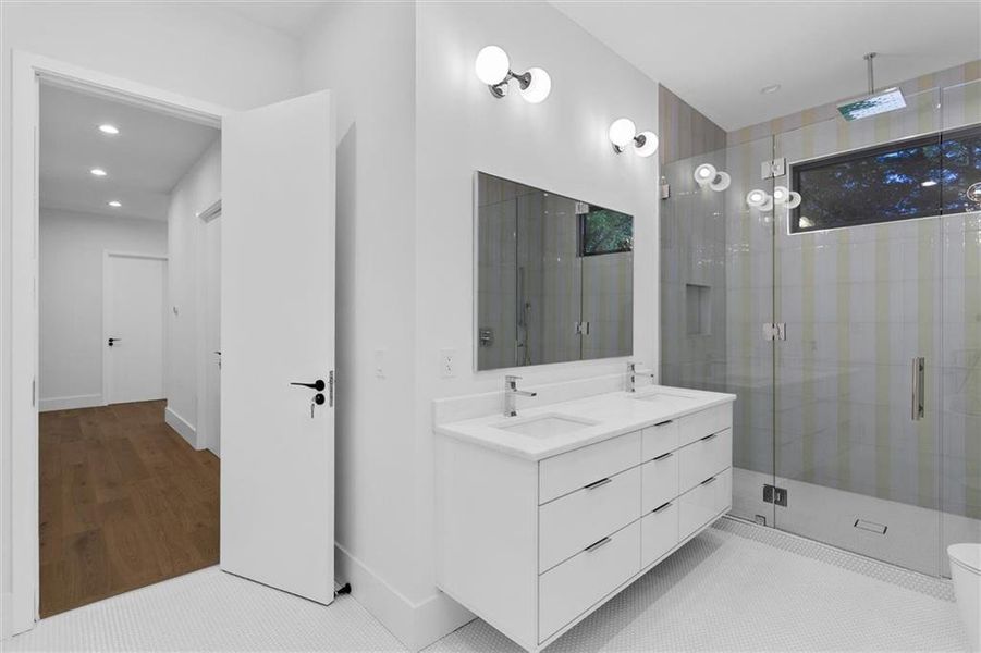 Furnished interior view inside a new home in , Sugar Hill (Image 16).