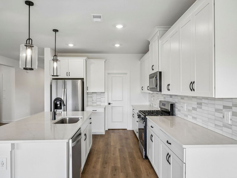 Furnished interior view inside a new home in Benders Cove - Estate Series, Mount Juliet (Image 4).
