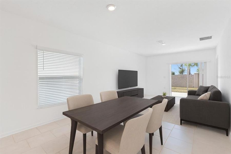 Furnished interior view inside a new home in , Davenport (Image 18). Furnished interior view inside a new home in , Davenport (Image 18).