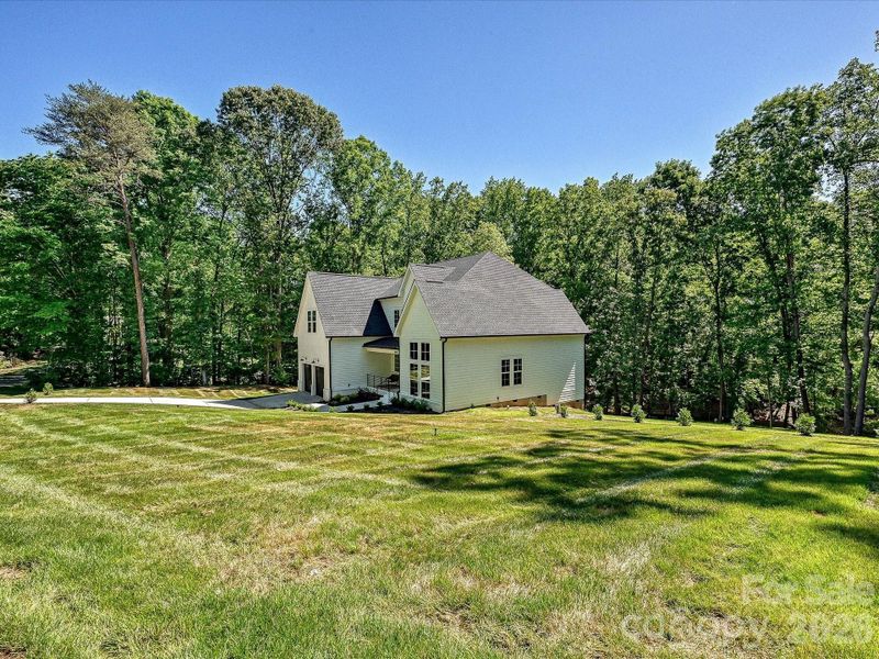 Stunning lake front property with so much peace & privacy.