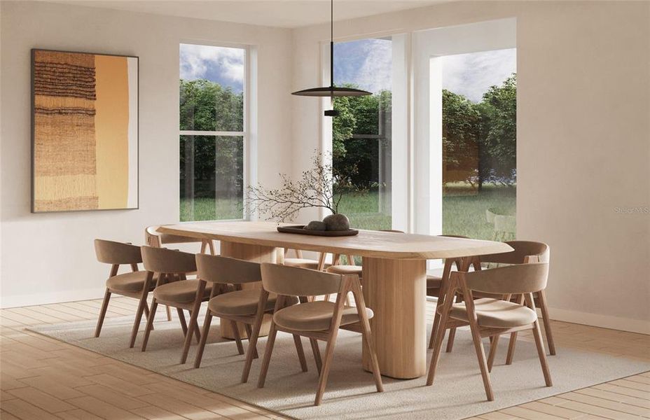 Furnished interior view inside a new home in , Dunnellon (Image 4).