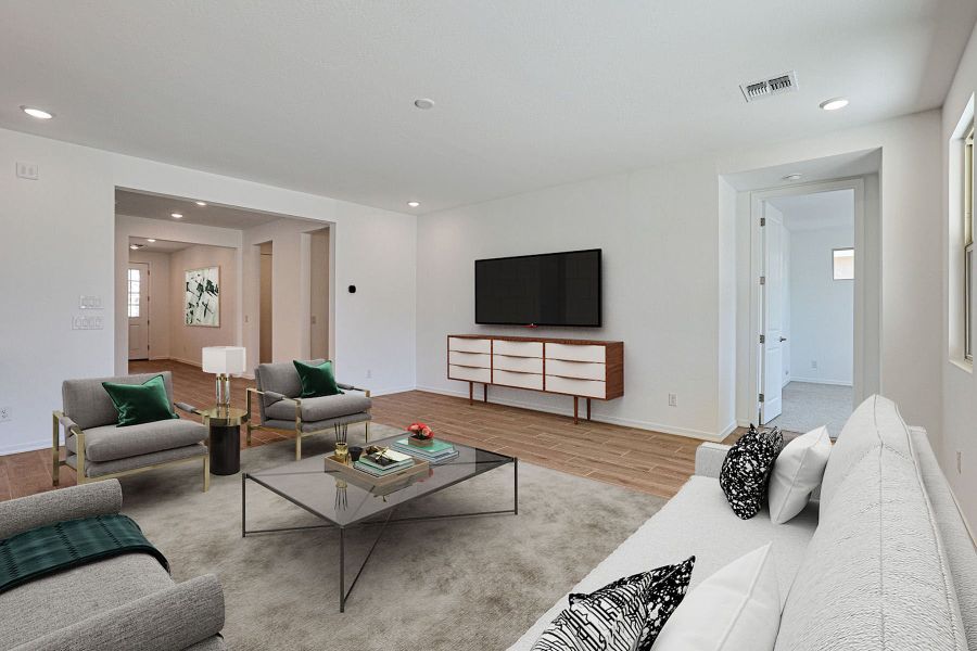Representative furnished interior of a home built from the Harbor by Mattamy Homes in Empire Pointe, Queen Creek (Image 6).