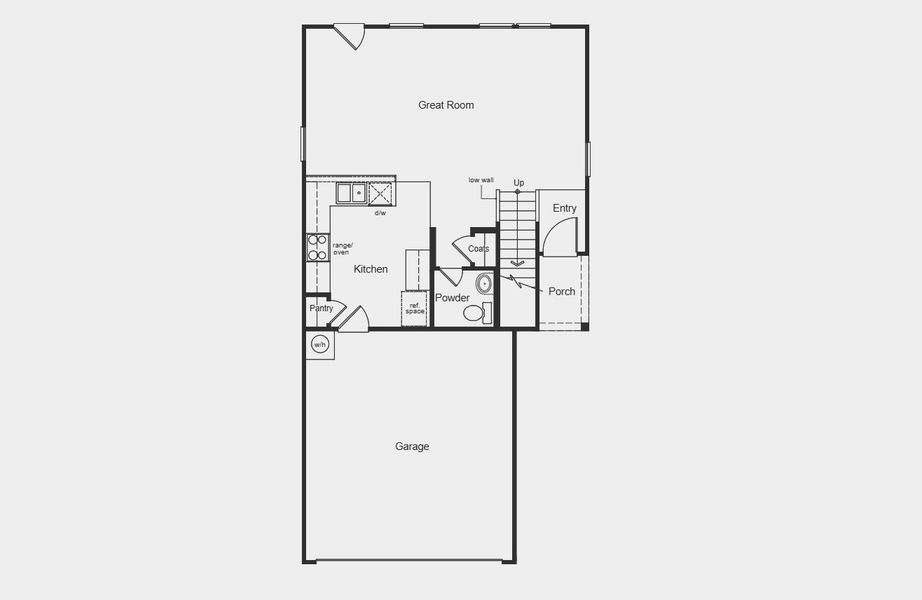 2D floor plan layout for the 1529 by KB Home in Nagel Crossing, San Antonio, TX (Image 3). 2D floor plan layout for the 1529 by KB Home in Nagel Crossing, San Antonio, TX (Image 3).