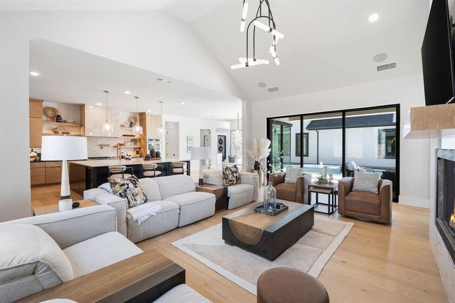 Furnished interior view inside a new home in , Prosper (Image 29). Furnished interior view inside a new home in , Prosper (Image 29).