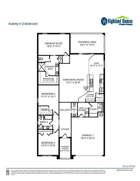 Aubrey II - Home Layout