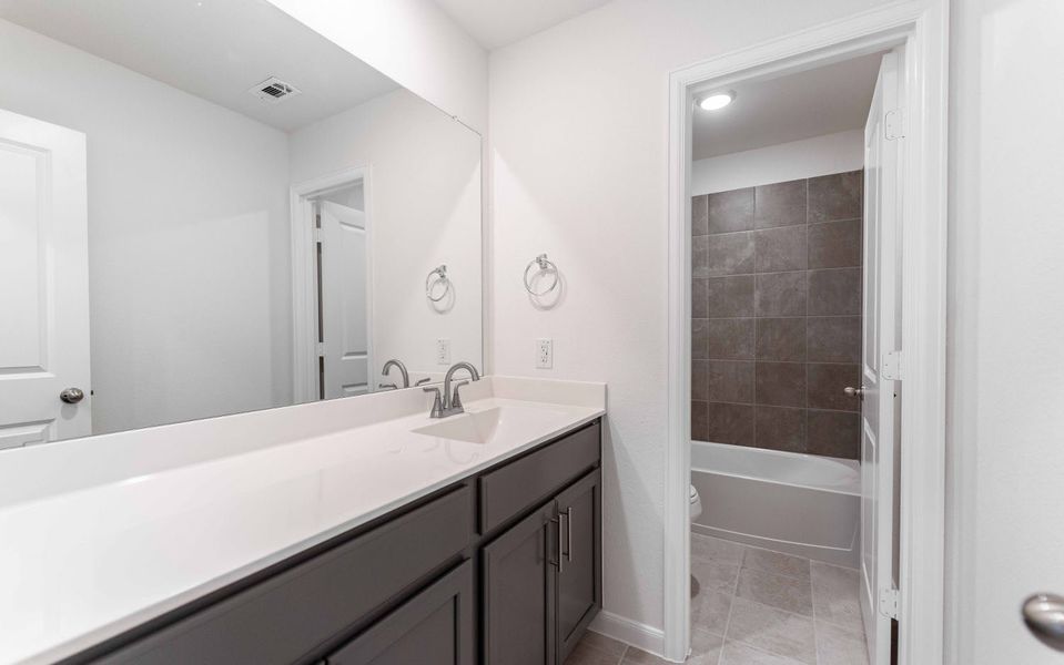 Furnished interior view inside a new home in La Terra, Celina (Image 10).