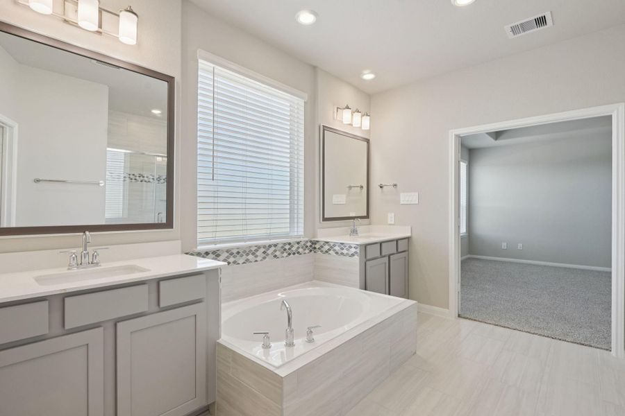 Furnished interior view inside a new home in Kemah Crossing - Luxe Series, Kemah (Image 12).