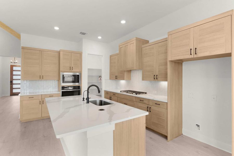 Furnished interior view inside a new home in The Grove at Blackhawk, Pflugerville (Image 5).