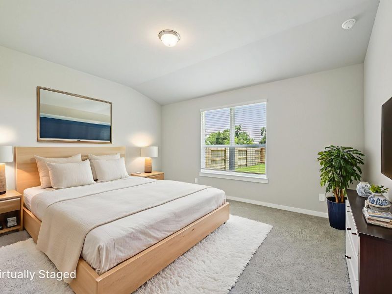 Furnished interior view inside a new home in Heights of Barbers Hill, Baytown (Image 10).