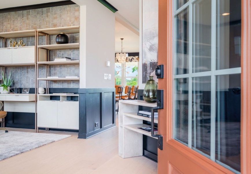 Representative furnished interior of a home built from the Clay by Fischer Homes in Woodberry, Canton (Image 7).