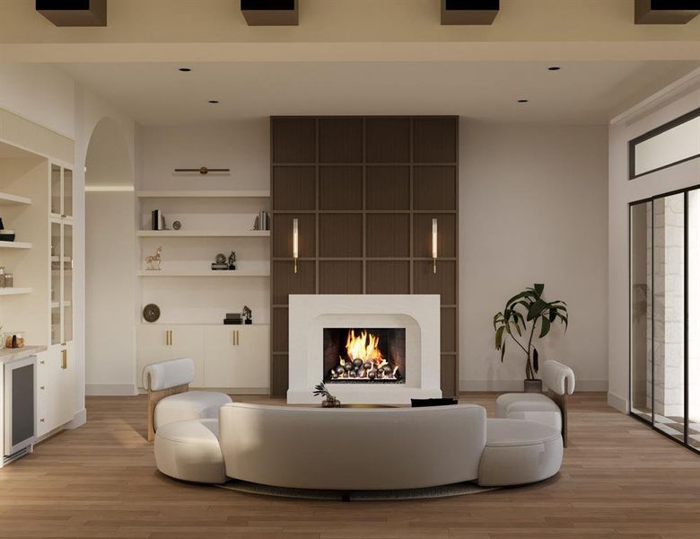 Furnished interior view inside a new home in , Dallas (Image 7). Furnished interior view inside a new home in , Dallas (Image 7).