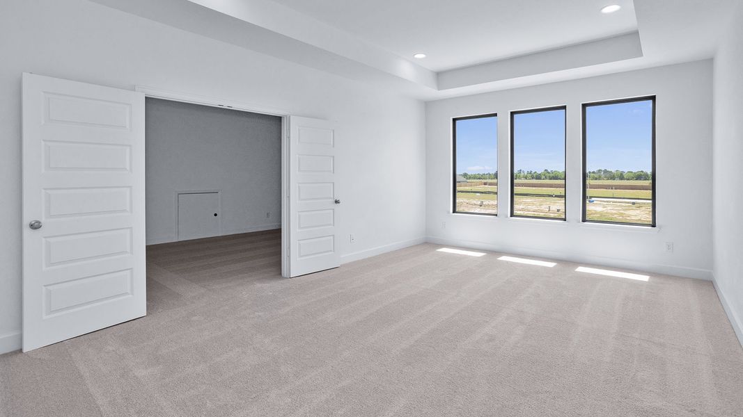 Spacious, unfurnished interior of a new home in Everly, Tomball (Image 27). Spacious, unfurnished interior of a new home in Everly, Tomball (Image 27).