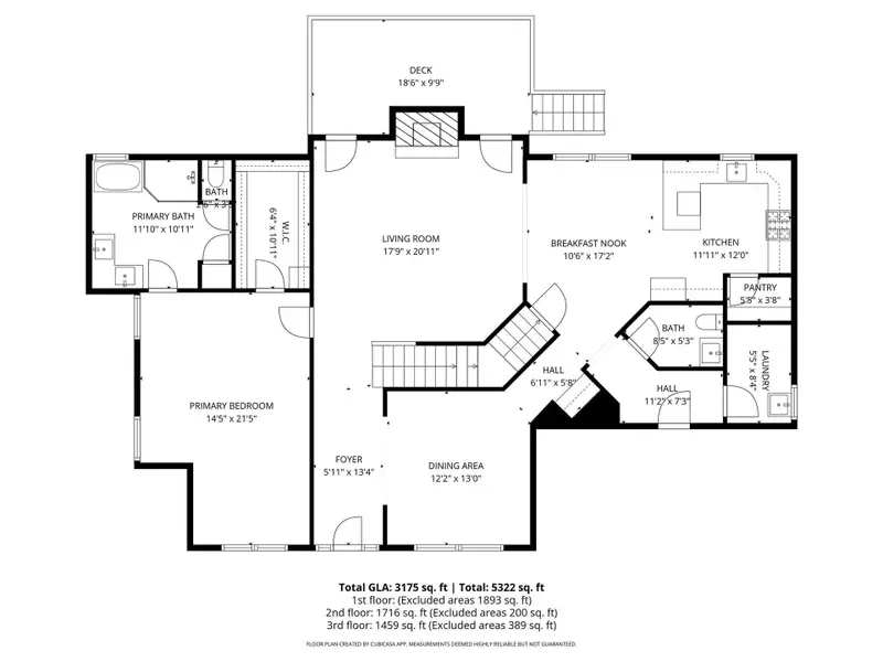 2D floor plan layout of this home in , Gastonia, NC (Image 4).