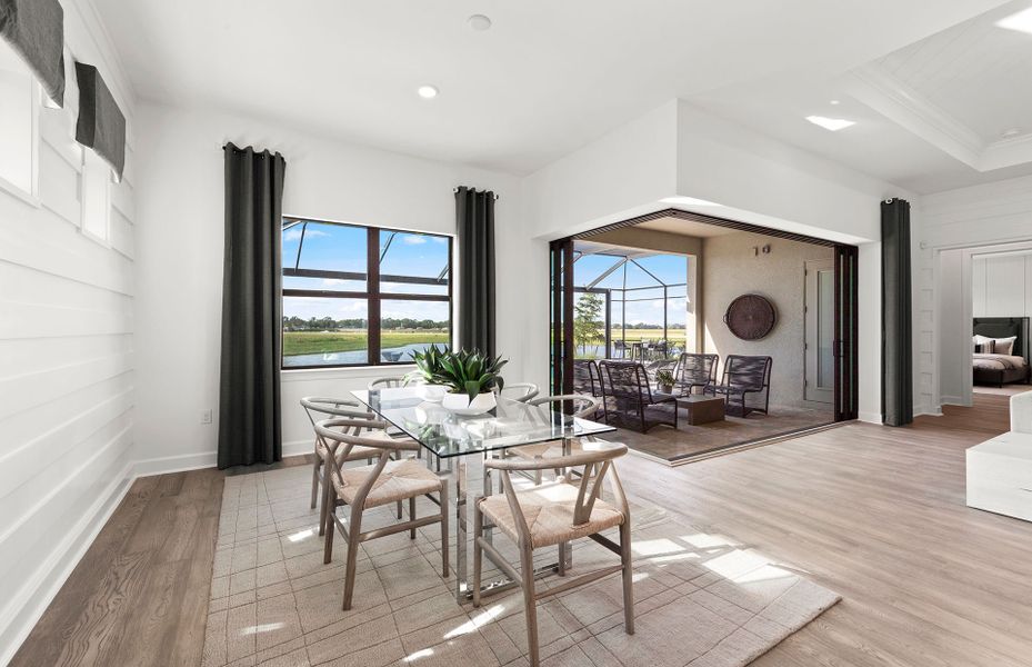 Furnished interior view inside a new home in Talon Preserve on Palmer Ranch, Nokomis (Image 35).