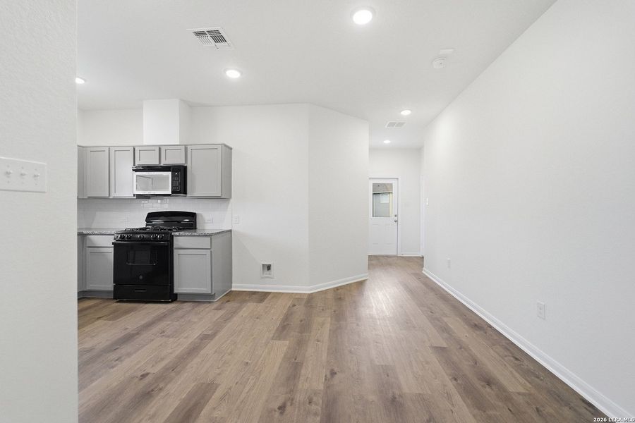 Spacious, unfurnished interior of a new home in Willow View, Converse (Image 13). Spacious, unfurnished interior of a new home in Willow View, Converse (Image 13).