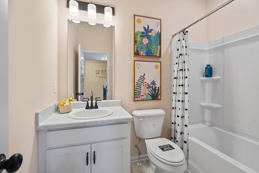 Furnished interior view inside a new home in The Andros, Dalton (Image 27).