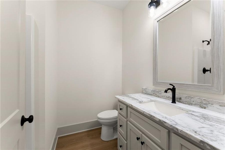 Furnished interior view inside a new home in , Cleveland (Image 11).