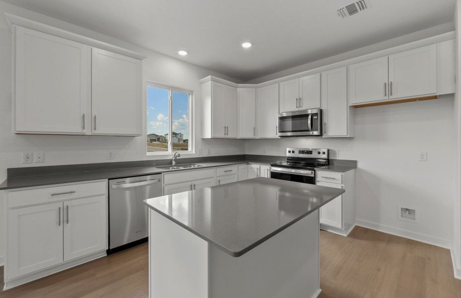 Furnished interior view inside a new home in County View, Temple (Image 6).