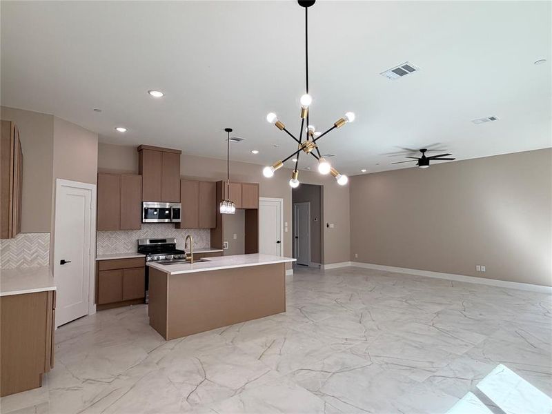 Furnished interior view inside a new home in , Irving (Image 5). Furnished interior view inside a new home in , Irving (Image 5).