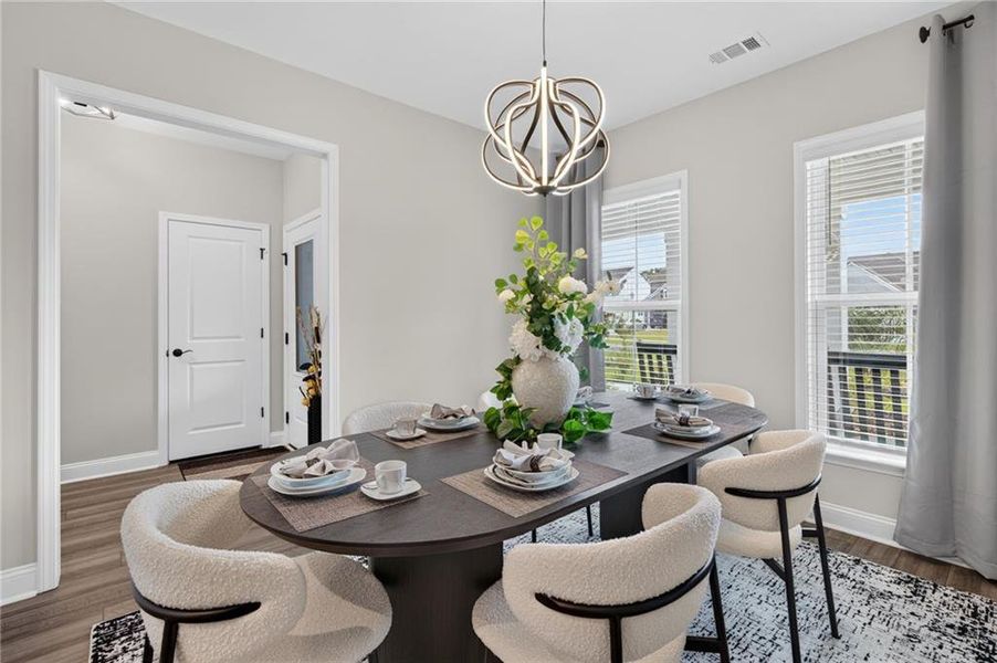 Furnished interior view inside a new home in , Richmond Hill (Image 8). Furnished interior view inside a new home in , Richmond Hill (Image 8).
