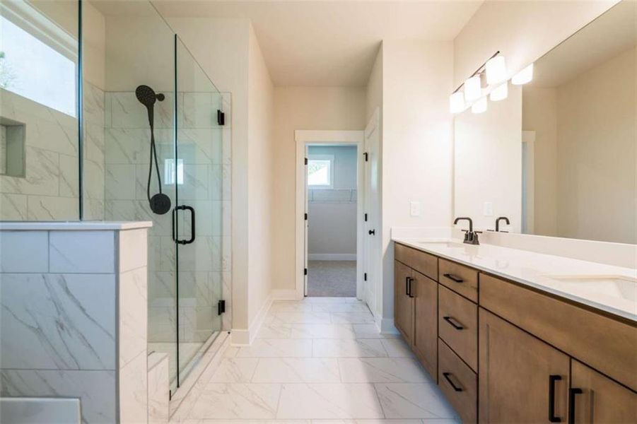 Furnished interior view inside a new home in The Paddocks at Doc Hughes, Buford (Image 19).