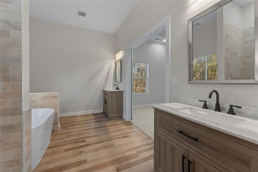 Furnished interior view inside a new home in , Locust Grove (Image 18).