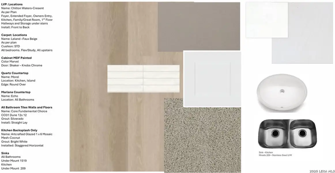 Sample of building materials used in homes in Lone Oak, San Antonio (Image 4).