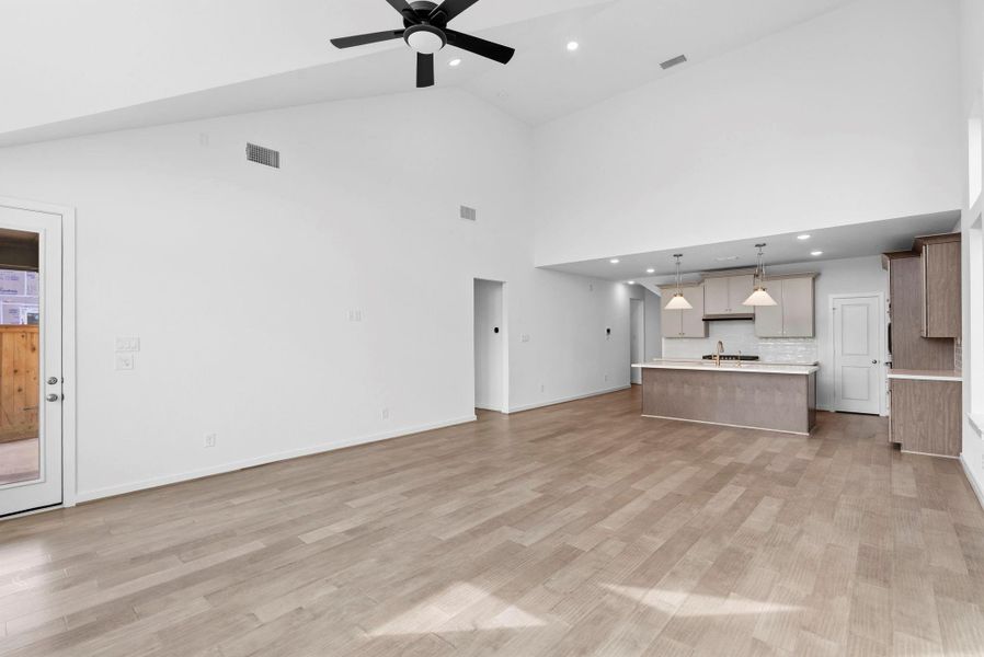 Open-concept living space designed for modern living