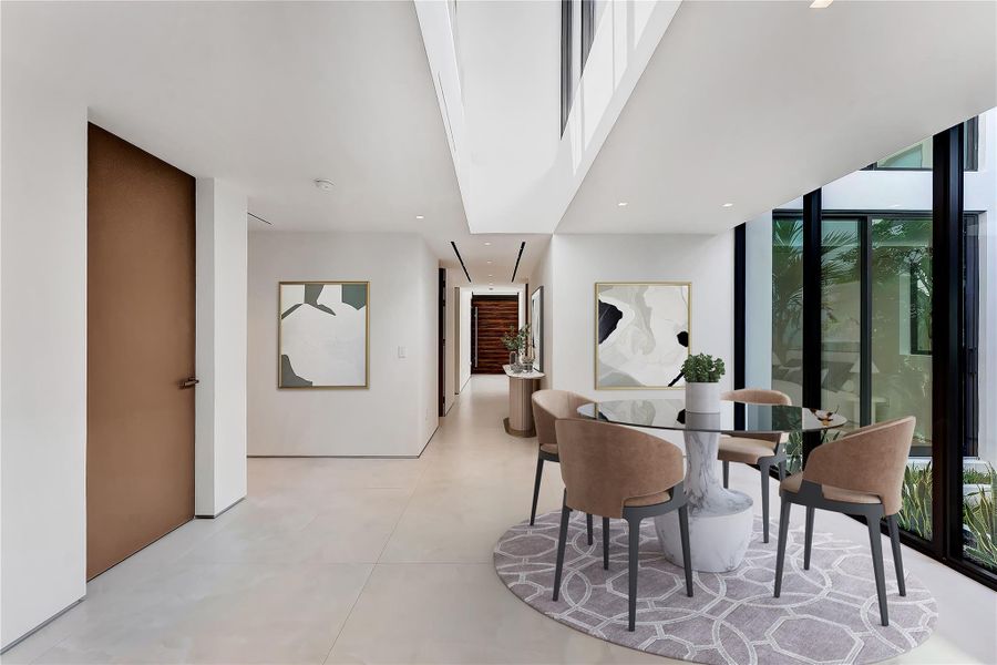 Furnished interior view inside a new home in , Miami (Image 84). Furnished interior view inside a new home in , Miami (Image 84).