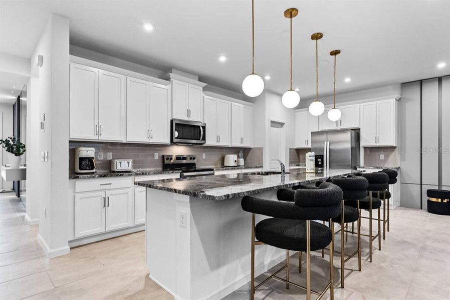 Furnished interior view inside a new home in , Davenport (Image 11).