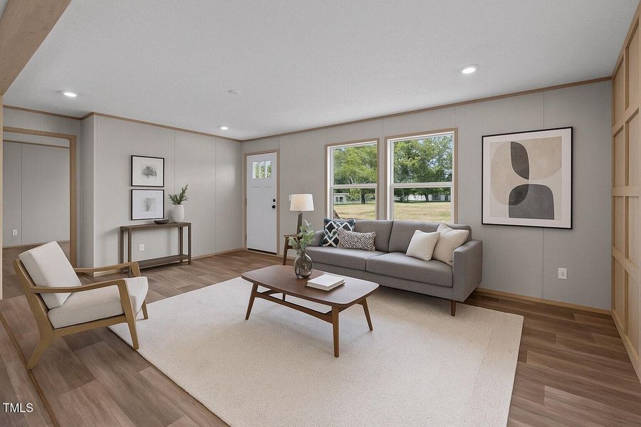 Entrance Living Room Virtual Staging