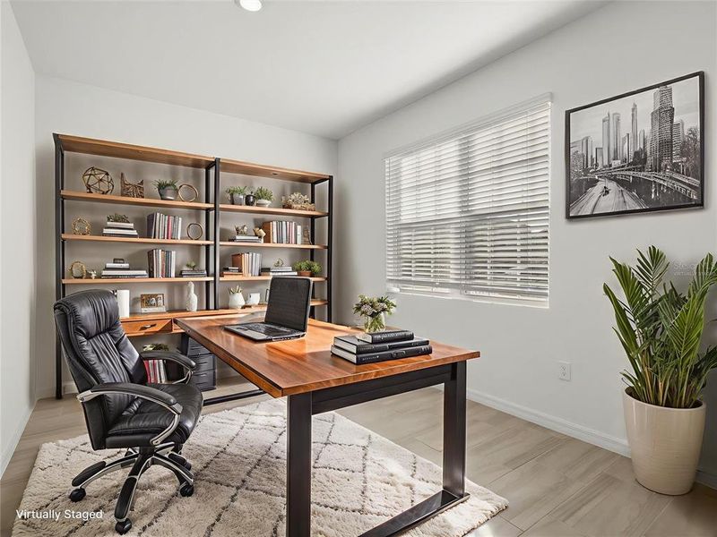 Furnished interior view inside a new home in Marion Ridge, Haines City (Image 6). Furnished interior view inside a new home in Marion Ridge, Haines City (Image 6).
